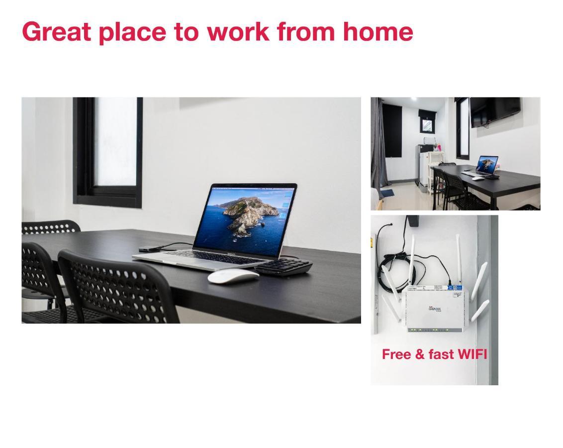 P1 Silom Pan Large Room Full Kitchen Wifi 4-6Pax Bangkok Exterior photo